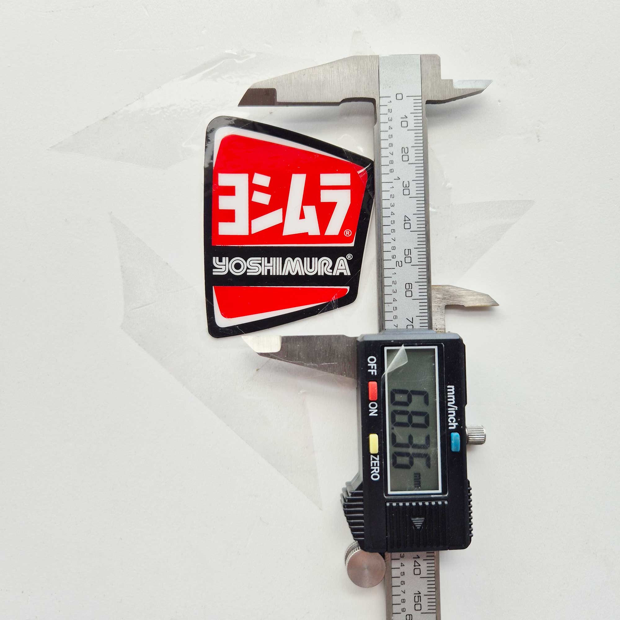 Yoshimura (Spares) End Cap Heatproof Sticker - RS9 LEFT x 1