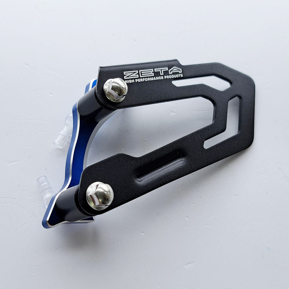 Zeta - Drive Cover w/Case Saver - KXF250 17-20, KXF450 16-18 (Blue)