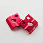 Zeta - Front Brake Hose Clamp - YZ125/250 05-08, YZF250/450 05-08, WRF250 05-19, WRF450 05-19, WR250R/X 07-18 (Red)