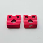 Zeta - Front Brake Hose Clamp - YZ125/250 05-08, YZF250/450 05-08, WRF250 05-19, WRF450 05-19, WR250R/X 07-18 (Red)