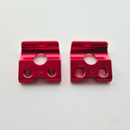 Zeta - Front Brake Hose Clamp - YZ125/250 05-08, YZF250/450 05-08, WRF250 05-19, WRF450 05-19, WR250R/X 07-18 (Red)