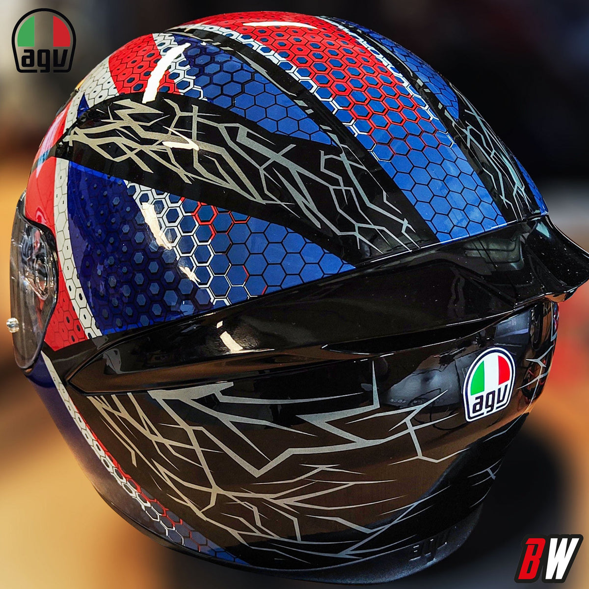 AGV K1-S Union Jack Motorcycle Full Face Helmet (UK Flag)
