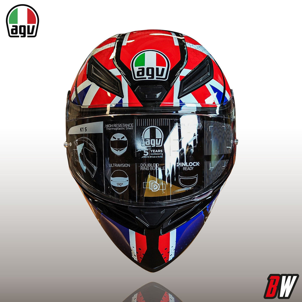 AGV K1-S Union Jack Motorcycle Full Face Helmet (UK Flag)