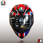 AGV K1-S Union Jack Motorcycle Full Face Helmet (UK Flag)