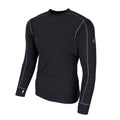 Merlin (SALE) Layer - Atacama Mens Merino Wool - Top (Charcoal)
