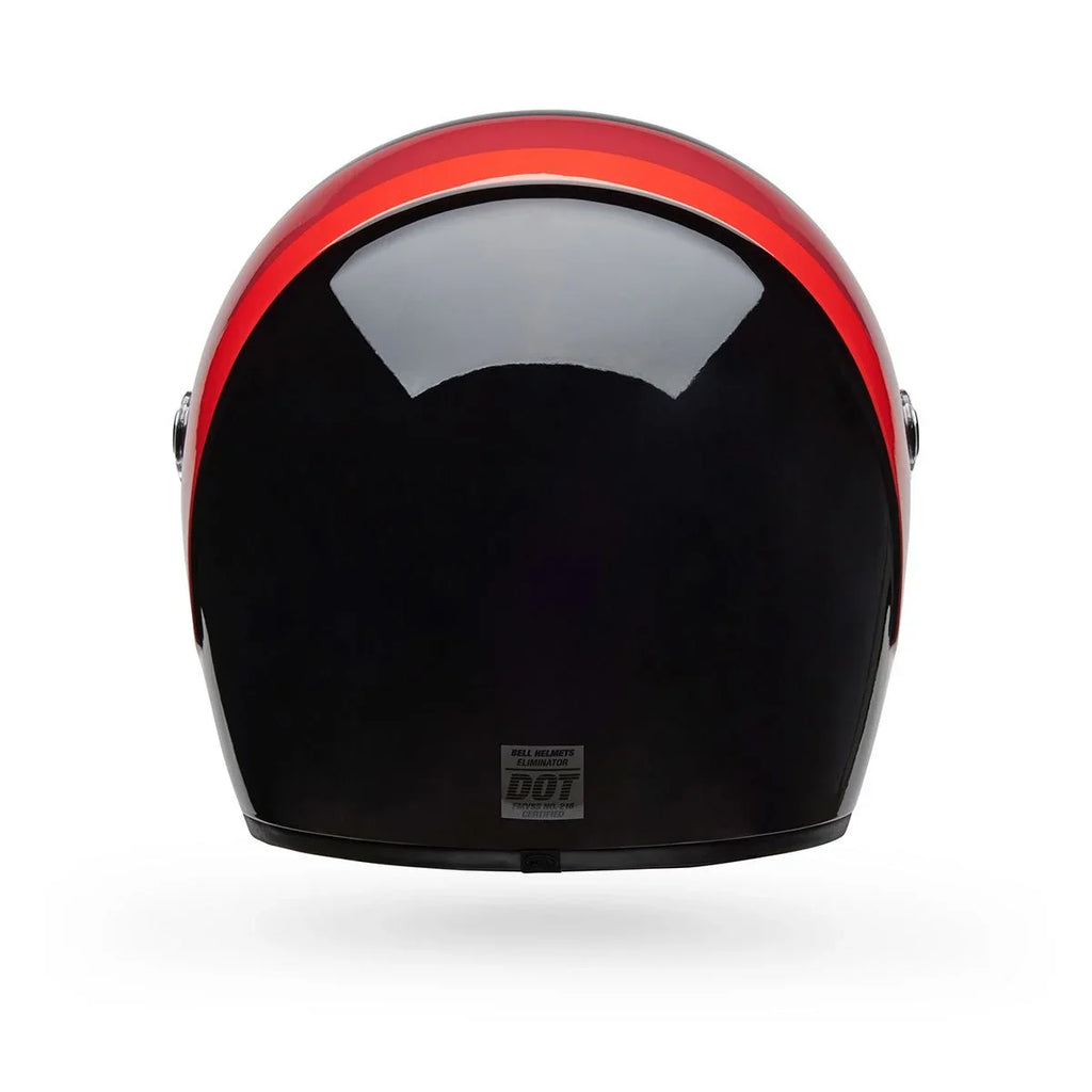 BELL ELIMINATOR MENACE Motorcycle Helmet (Red/Black)