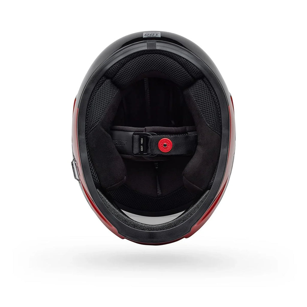 BELL ELIMINATOR MENACE Motorcycle Helmet (Red/Black)