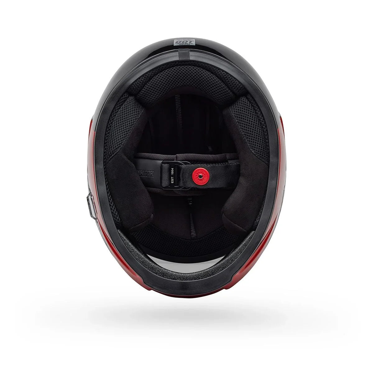 BELL ELIMINATOR MENACE Motorcycle Helmet (Red/Black)