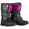 FLY Racing Youth Maverik MX Boots (Black/Pink)
