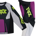 FOX Racing Kids 180 RAID MX Kit Deal (Purple Lava/Black/White)