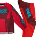 FOX Racing Kids 180 RAID MX Kit Deal (Red Rust)
