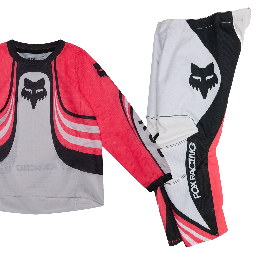 FOX Racing Kids 180 DRAFT MX Kit Deal (White/Pink/Black)
