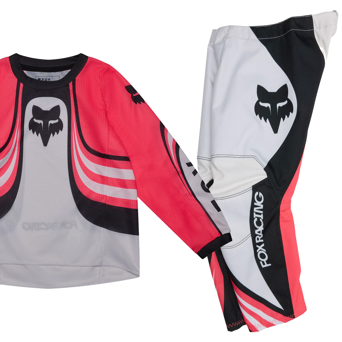 FOX Racing Kids 180 DRAFT MX Kit Deal (White/Pink/Black)