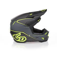 6D ATR-3 FIM02 REFLEX MX Helmet (Matte Yellow/Grey)