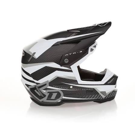 6D ATR-3 FIM02 REFLEX MX Helmet (Matte White/Grey)