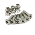 DRC Sprocket Bolt Kit JAPANESE M8 x 30mm x6 (Silver)