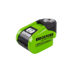 Oxford Quartz XA10 Alarm Disc Lock 10mm Pin (Green)