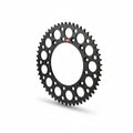 Black sprocket on white background
