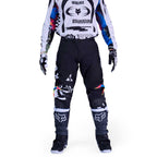 FOX Racing 180 IMAGE COSMO MX Jersey & Pant Kit Deal (White/Black)
