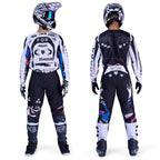 FOX Racing 180 IMAGE COSMO MX Jersey & Pant Kit Deal (White/Black)