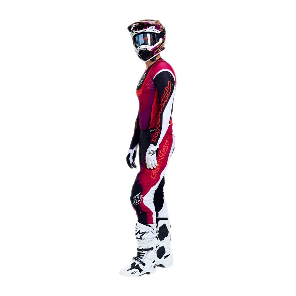 Troy Lee Designs SE ULTRA VISION MX | SX Jersey & Pant Kit Deal (Black / Fuchsia)